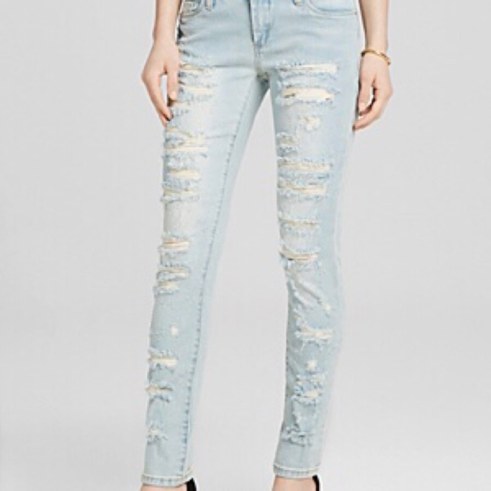 BLANKNYC Shredded Skinny Jean in Dreamathon - 27